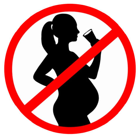 Résultat de recherche d'images pour "logo pour femmes enceintes sur bouteilles d'alcool"